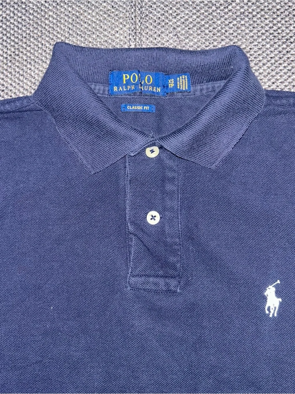 Polo Ralph Lauren Men’s Classic Fit Sun Faded Navy Polo Shirt